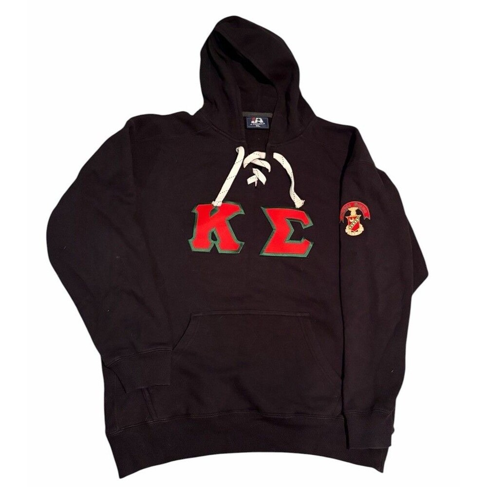 Kappa Sigma Fraternity Hoodie Black Men’s Size XL J-America